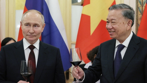 President Vladimir Putin and President To Lam signed around a dozen cooperation agreements ranging from education to justice and civil nuclear projects