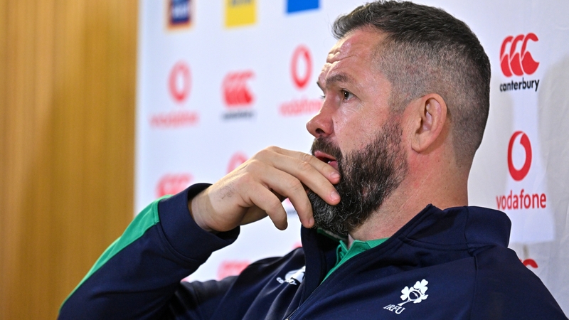 Andy Farrell's Ireland squad leave for Johannesburg on Tuesday