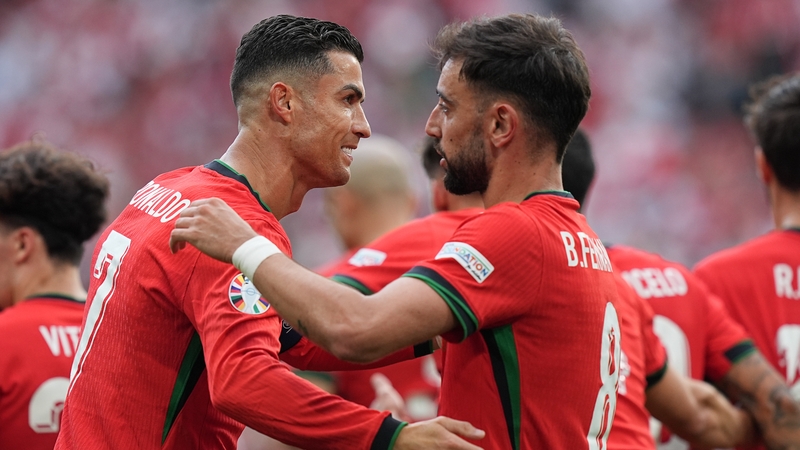 Ronaldo teed up Bruno Fernandes to tap in the third goal