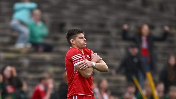 Conor Doherty celebrates his winning kick
