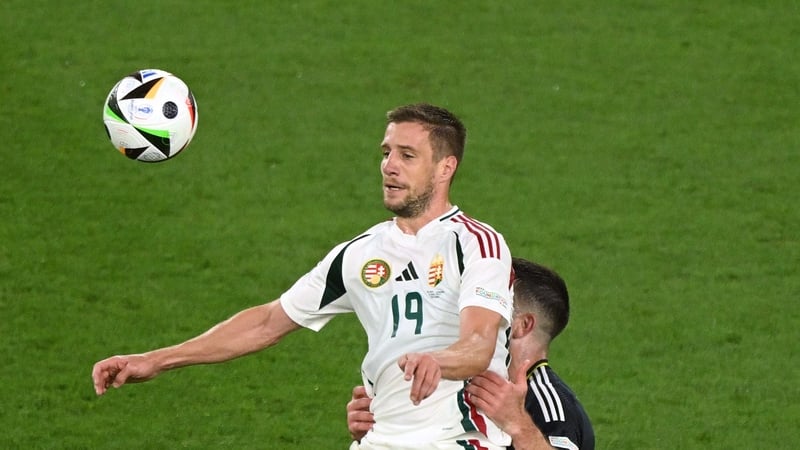 Barnabas Varga received lengthy treatment on the pitch before being stretchered off