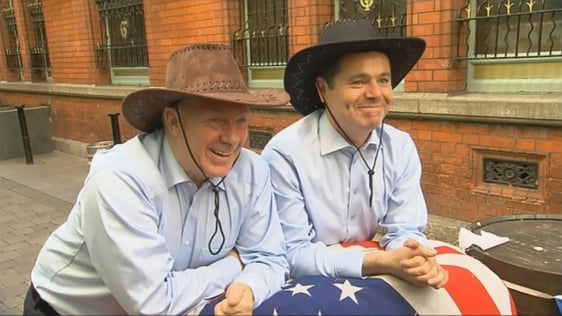 Michael Ring and Paschal Donohoe launch a series of events billed as Dublin Goes Country, 2019.