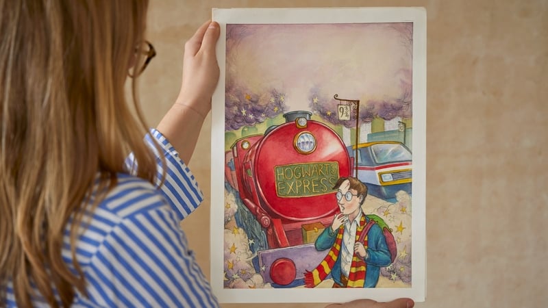 Original watercolour for Harry Potter And The Philosopher's Stone sells for 1.9 million US dollars at auction