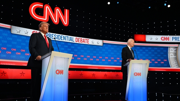 Donald Trump and Joe Biden took part in the first US presidential debate