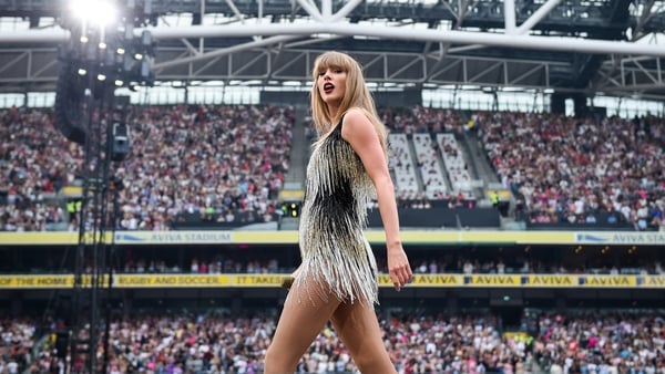 Taylor Swift at Dublin's Aviva Stadium, 28 June. Photo: Getty