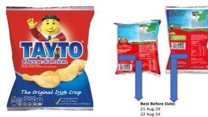 The affected products have best before dates of 21, 22 and 23 August 2024