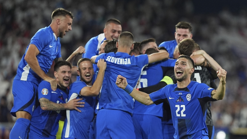 Slovenia celebrate progression to the last 16