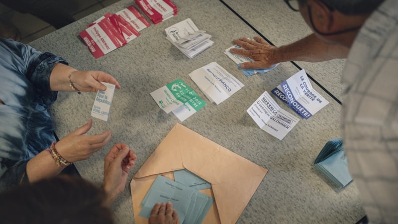 France's National Assembly elections are a two-round process