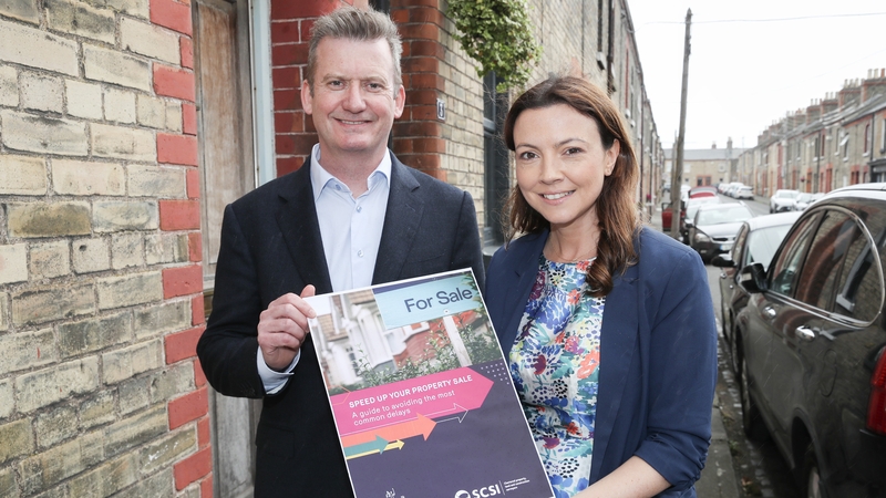 Mark Garrett, Director General of the Law Society, and Shirley Coulter CEO of the Society of Chartered Surveyors Ireland