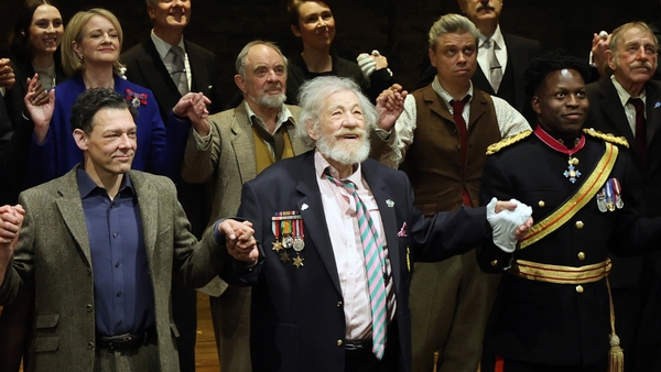 Ian McKellen had been playing John Falstaff in Player Kings before his fall from the stage