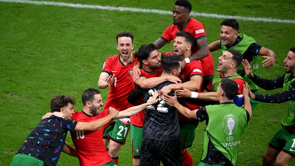 Portugal won 3-0 in a penalty shootout to book a quarter-final meeting with France