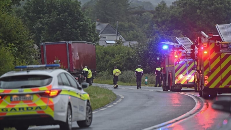 The incident occurred shortly before 6pm on the N26 at Callow between Foxford and Swinford in Co Mayo