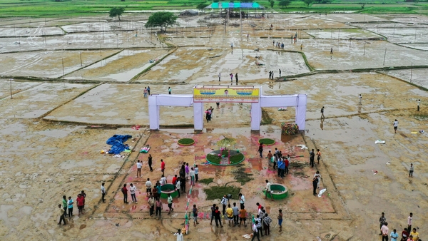 Around 250,000 people attended the event, according to the police report