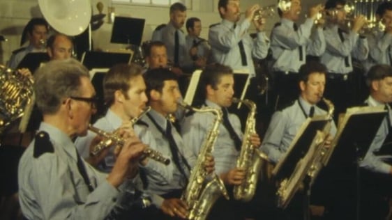 Garda Band on Summerhouse, 1979