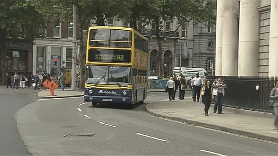 College Green Bus Corridor in Dublin, 2009.