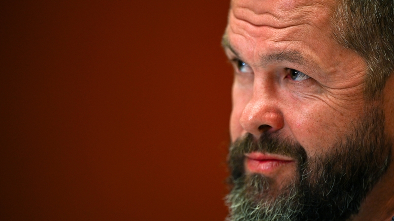 Andy Farrell was speaking at the Irish team base in Sandton, Johannesburg