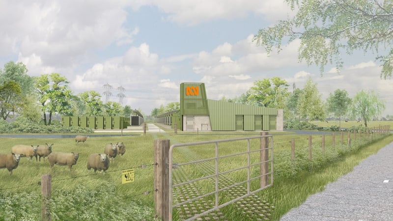 An artist's impression of the Dutch battery project that Corre Energy is teaming up with SemperPower on
