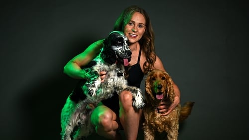 Ellen Walshe with her beloved cocker spaniels, Barley and Bobby