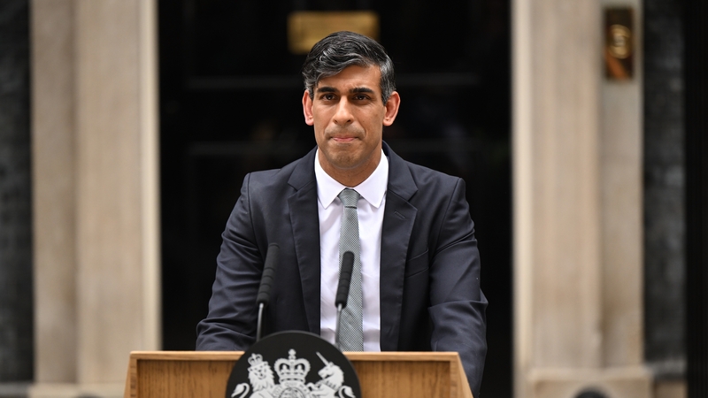 Rishi Sunak will stay on as Tory leader until his successor is designated