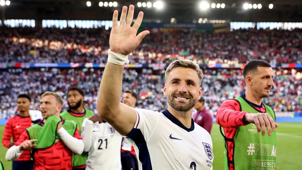 Luke Shaw made his return to the pitch against Switzerland on Saturday