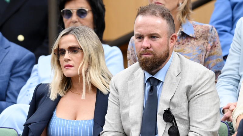 Wendy Honner and Shane Lowry attend day eight of the Wimbledon Tennis Championships at the All England Lawn Tennis and Croquet Club on Monday in London. Photo by Karwai Tang/WireImage