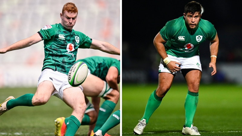 Nathan Doak (l) and Dave Heffernan (r) have both linked up with the Ireland squad