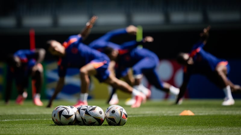 The Holland team training on Tuesday