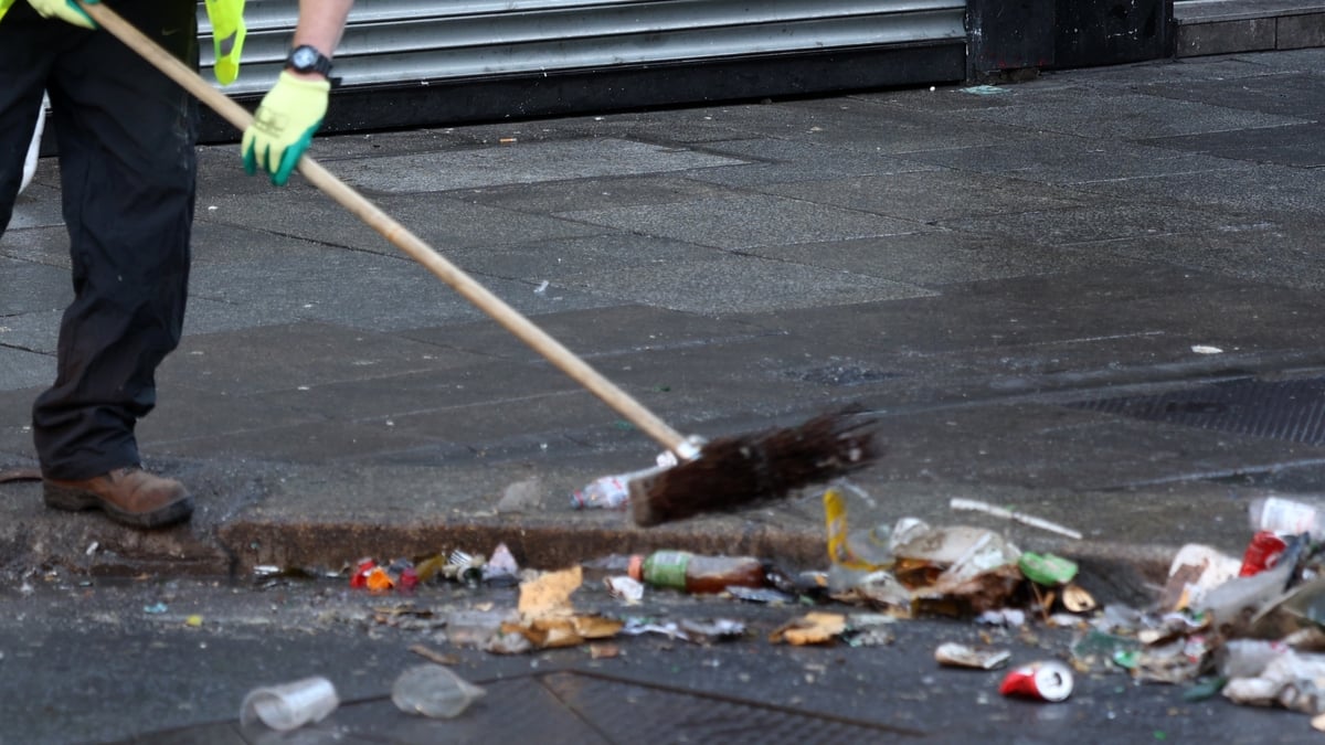 Increase in significantly polluted areas according to litter survey