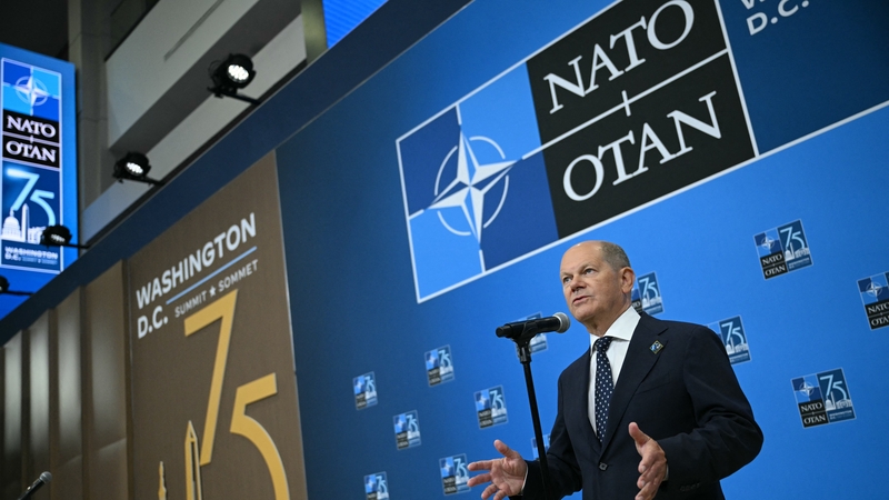 German Chancellor Scholz said the plan is a necessary and important decision at the right time (file photo)