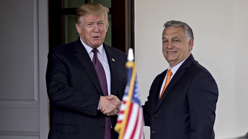 The Hungarian leader sparked uproar in the EU by jetting to Russia to hold talks with Mr Putin on what the Hungarian leader described as a 'peace mission' over the war in Ukraine