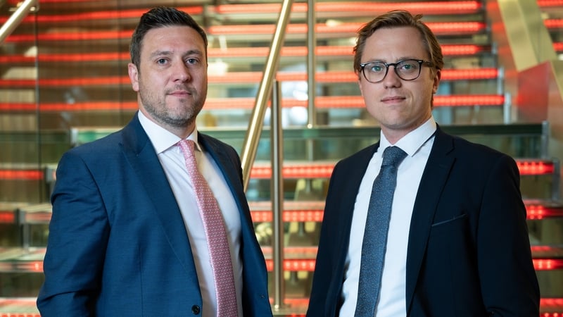 Graham Caffrey and Jimmy Klebovitch, Aon Ireland