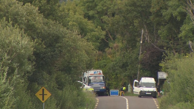 The N70 Ring of Kerry road at Castlecove is closed until at least tomorrow afternoon