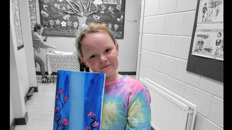 DJ Cora with a splash of colour!