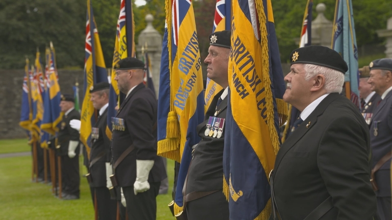 The event pays tribute to Irish people who fought in both World Wars