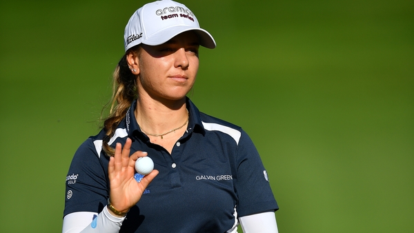 Stephanie Kyriacou made birdie at the last