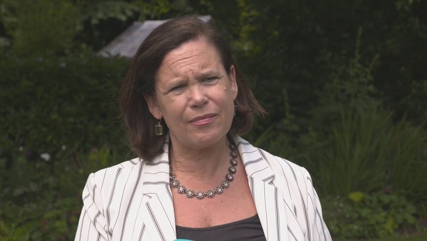 Mary Lou McDonald said centres for vulnerable people should not be placed in deprived struggling areas (file pic)