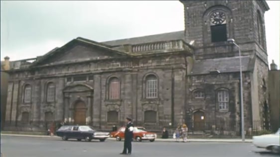 St Catherine's Church of Ireland on Thomas Street in Dublin, 1974.