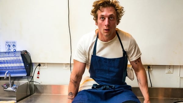 Jeremy Allen White as tortured chef Carmy in The Bear