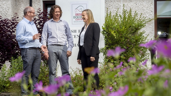 Colin Chapman, Business Relationship Manager at Datapac, with Michael Mahady, IT Manager at Irish Equine Centre, and Debbie Grey, CEO of Irish Equine Centre
