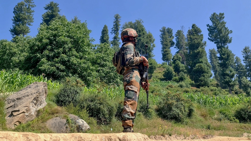 The clash brings to 17 the number of Indian security personnel killed in the region this year (file photo)