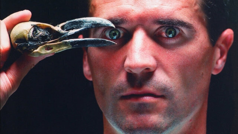 Murdo MacLeod's iconic Portrait of Roy Keane features in Now You See It at The Crawford (Pic © the artist)