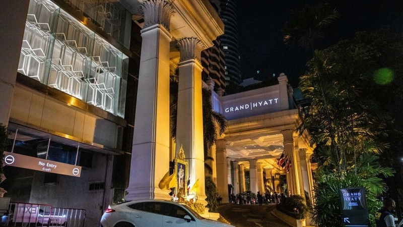 Six people were found dead in a room in the Grand Hyatt Erawan hotel