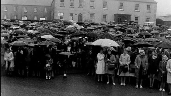 People make the pilgrimage to the Cistercian monastery of Mount Melleray in County Waterford, 1974