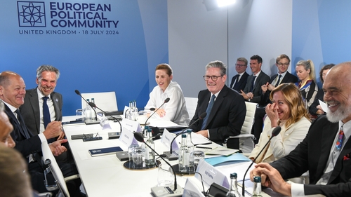 Keir Starmer was hosting the European Political Community summit near Oxford