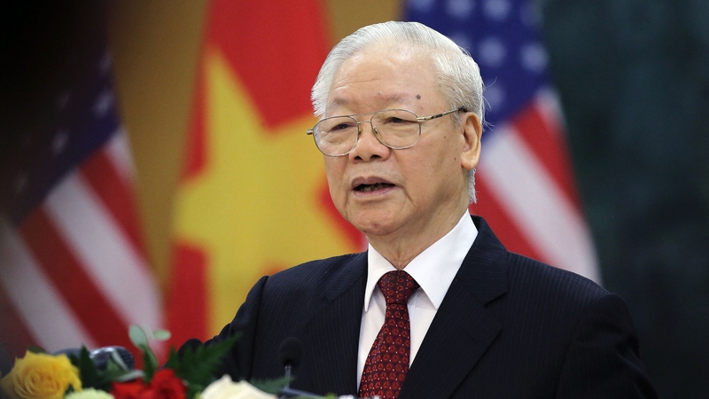 Mr Trong died due to "old age and serious illness" according to state media