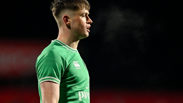 Oliver Coffey scored Ireland's opening try
