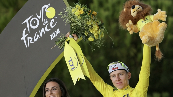 Tadej Pogacar made it a hat-trick of Tours