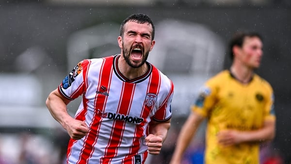 Michael Duffy scored once and provided two assists for Derry