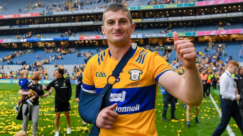 Conor Cleary celebrates at Croke Park