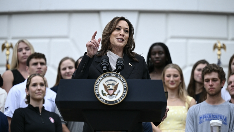 Kamala Harris described US President Joe Biden's legacy as 'unmatched'